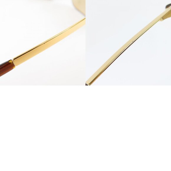 ✨ RARE Chanel Vintage Sunglasses Rhinestone CC Logo Rimless Gradient Gold Y2K - Picture 12 of 12